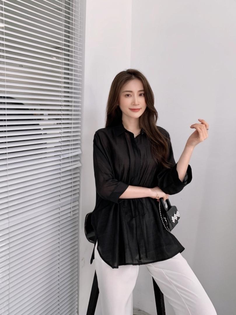 夏季新款，天丝小衫，女装，欧佩琳