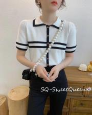夏季新款，针织小衫，女装，MAN YU 蔓羽