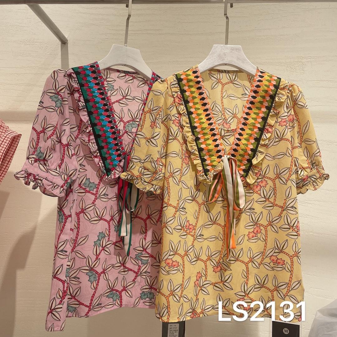 夏季新款碎花衬衫，女装衬衫，TerreBleue