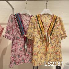 夏季新款碎花衬衫，女装衬衫，TerreBleue