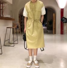 水洗棉是具有杰出的伸缩性、弹性，并且手感好、易打理、不易起皱，女装，金子