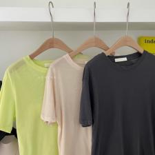 现货韩水洗棉面料舒服，女装，ADHERE