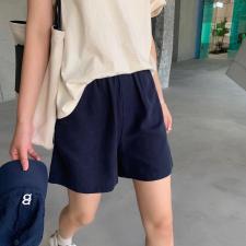 【现货】天丝亚麻纯色简约短裤巨好穿，女装，Seawhen海维恩