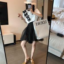 欧根纱裙裤，女装，XTZ style