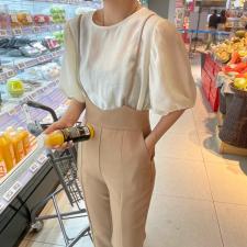 真两件套长裤，女装，6·9衣社