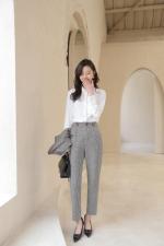 2021春装新款韩版修身三件套套装，女装职业装，贻思茗