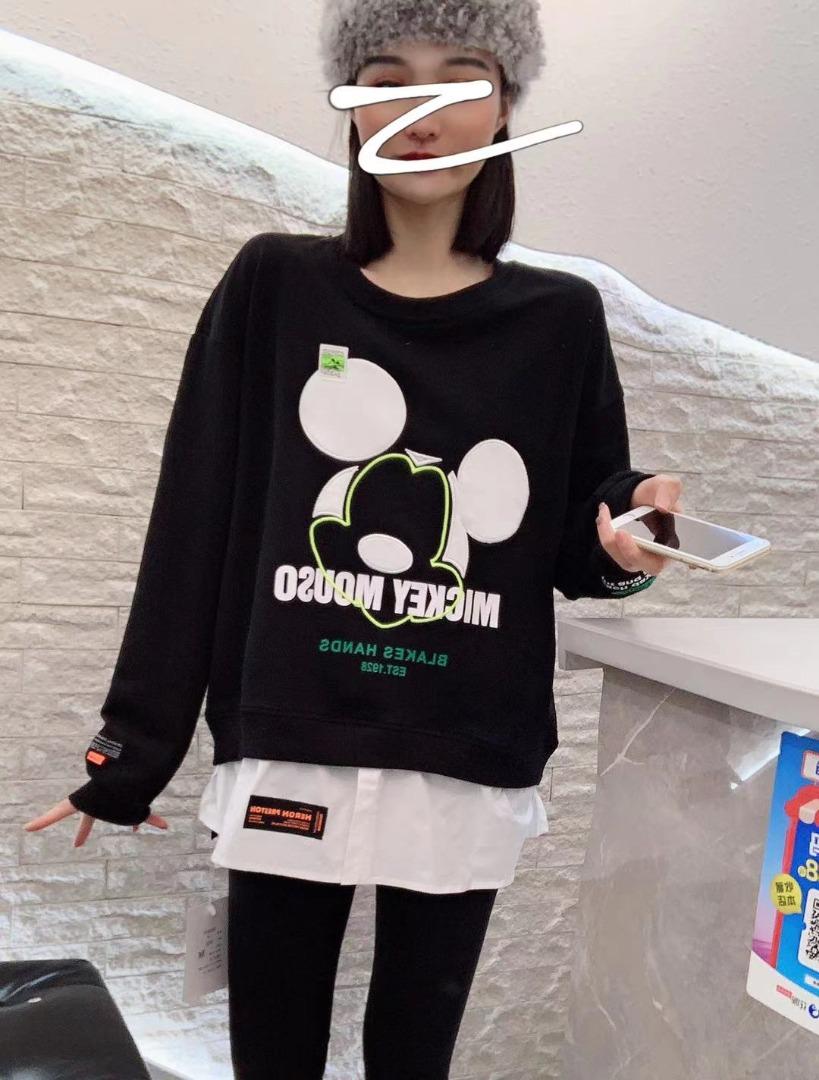 假两件米奇卫衣，女装卫衣/绒衫，依依莱客