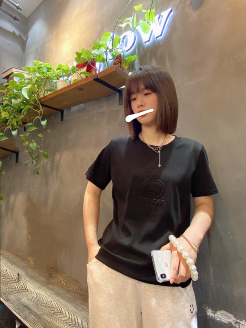 夏季新款韩版小熊T，女装，月光水岸