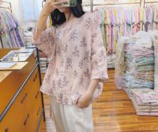 夏季新款苎麻小衫，女装，YNJDD