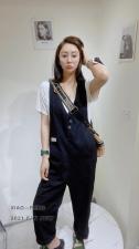 新款背带裤，女装，莎拉