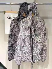 W777欧洲站女装2021潮长袖印花薄款夏季时尚宽松防晒服，女装，L·H·X