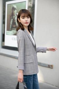 西装，女装西装，竹吟
