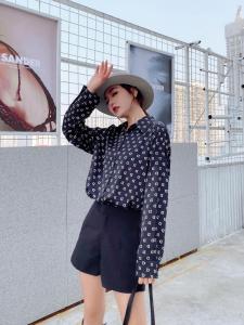 真丝料衬衫,女装衬衫,橙色恋人