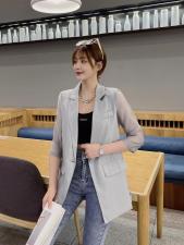 现货夏季新款韩版防晒西服，女装，韩衫衣社