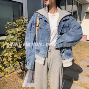 假两件牛仔外套,女装,迎盈柳韵