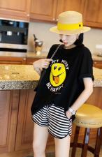 ZCL2102笑脸T，女装，L·H·X