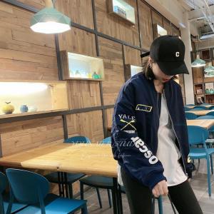 潮牌刺绣棉夹克，女装，悠奈尔