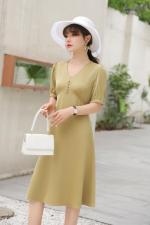 华尔缎连衣裙，女装连衣裙，卡娜品位