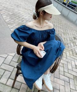 棉布连衣裙 颜色很漂亮,女装连衣裙,麦琪