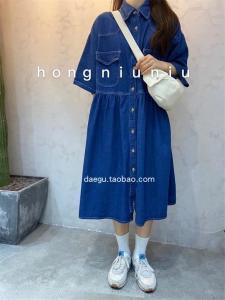 夏季牛仔连衣裙,女装连衣裙,戈朴