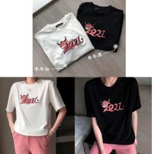 DG870牛年新款印花T，女装，L·H·X