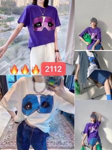 眼睛大板T 好看,女装,柒外
