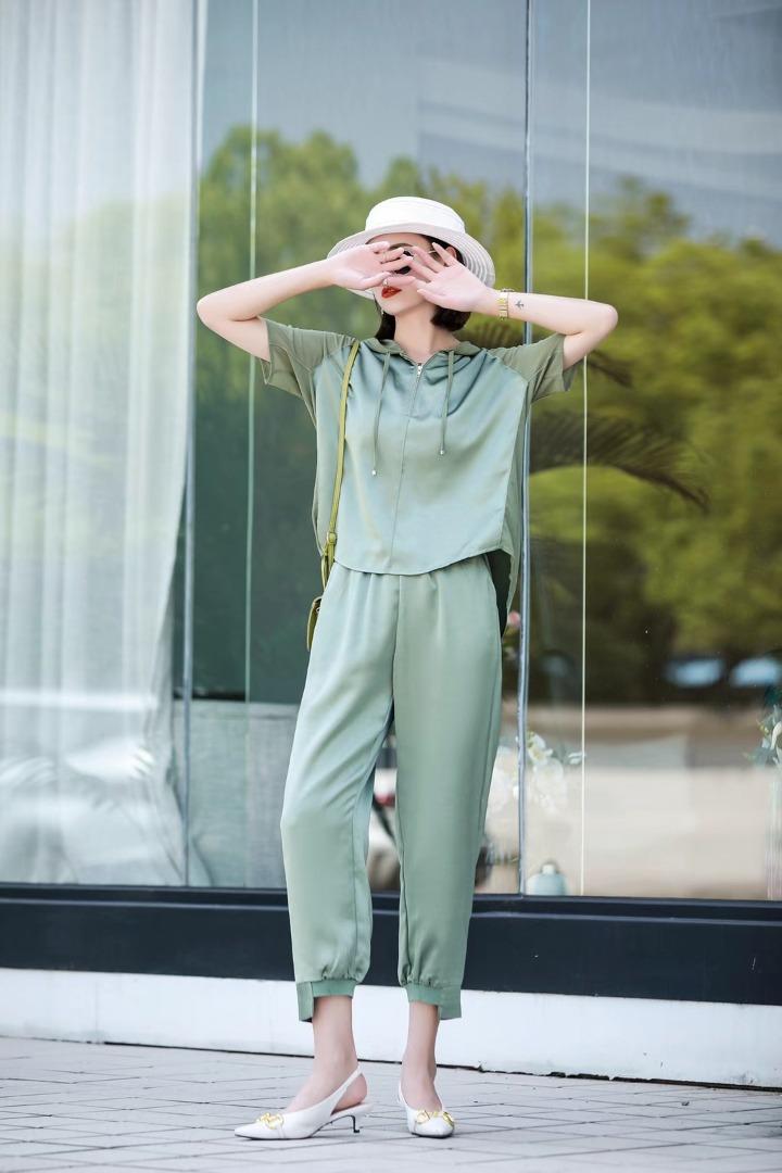设计感套装，女装职业装，漫菲妮