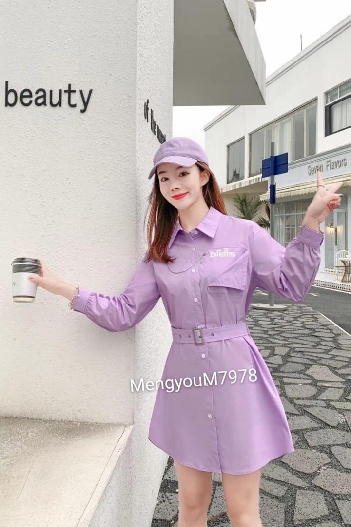 衬衫连衣裙，女装衬衫，梦由