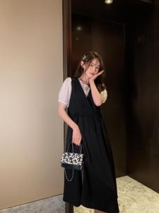 两件套连衣裙,女装连衣裙,棠秋纤