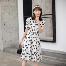 韩版连衣裙，女装连衣裙，她家