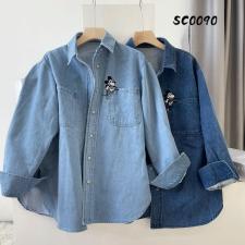 2021年春季牛仔衬衫新品，女装衬衫，尚映