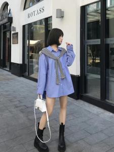 春季衬衣,女装,玉米青豆