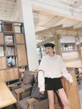 春款刺绣卫衣，女装卫衣/绒衫，悠奈尔