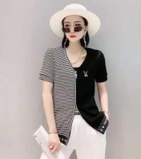 夏季小衫黑色，白色，女装，开心依典