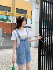 2021夏季新款背带裤，女装，雪儿诱惑