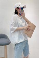 休闲短袖上衣，女装，幻妍