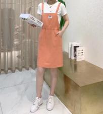 背带裙单件／一套，女装，吸引力