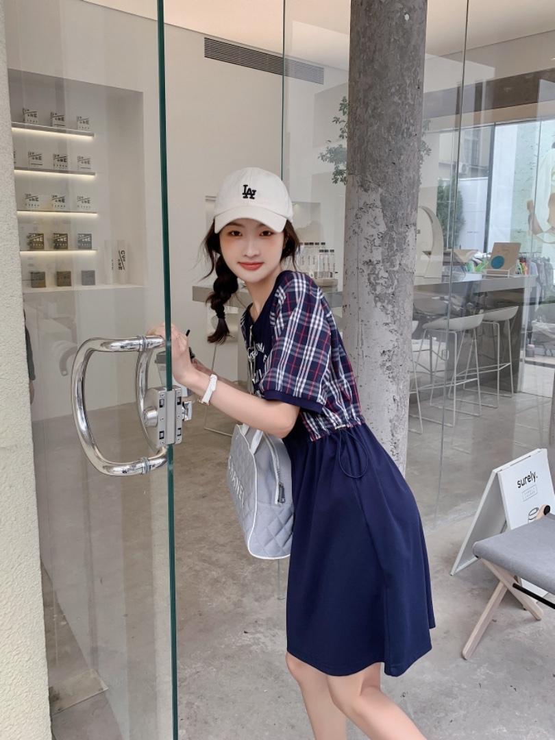 拼色休闲T群，女装，约她