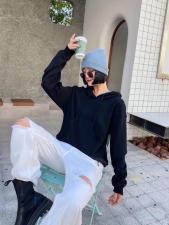 现货，春装卫衣新，女装卫衣/绒衫，火红