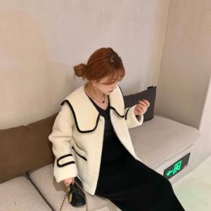 设计师款皮毛一体外套??,女装,奥瑾