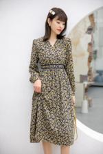 2021春新款碎花连衣裙，女装连衣裙，煊 芮 熙