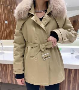大毛领派克服,女装,泰靡