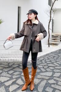 冬季新款 背扣韩版修身显瘦,女装,田间晨露