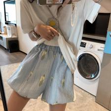 刺绣花苞短裤，女装，XTZ style