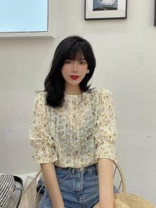 夏季新品碎花上衣,女装,色调轩