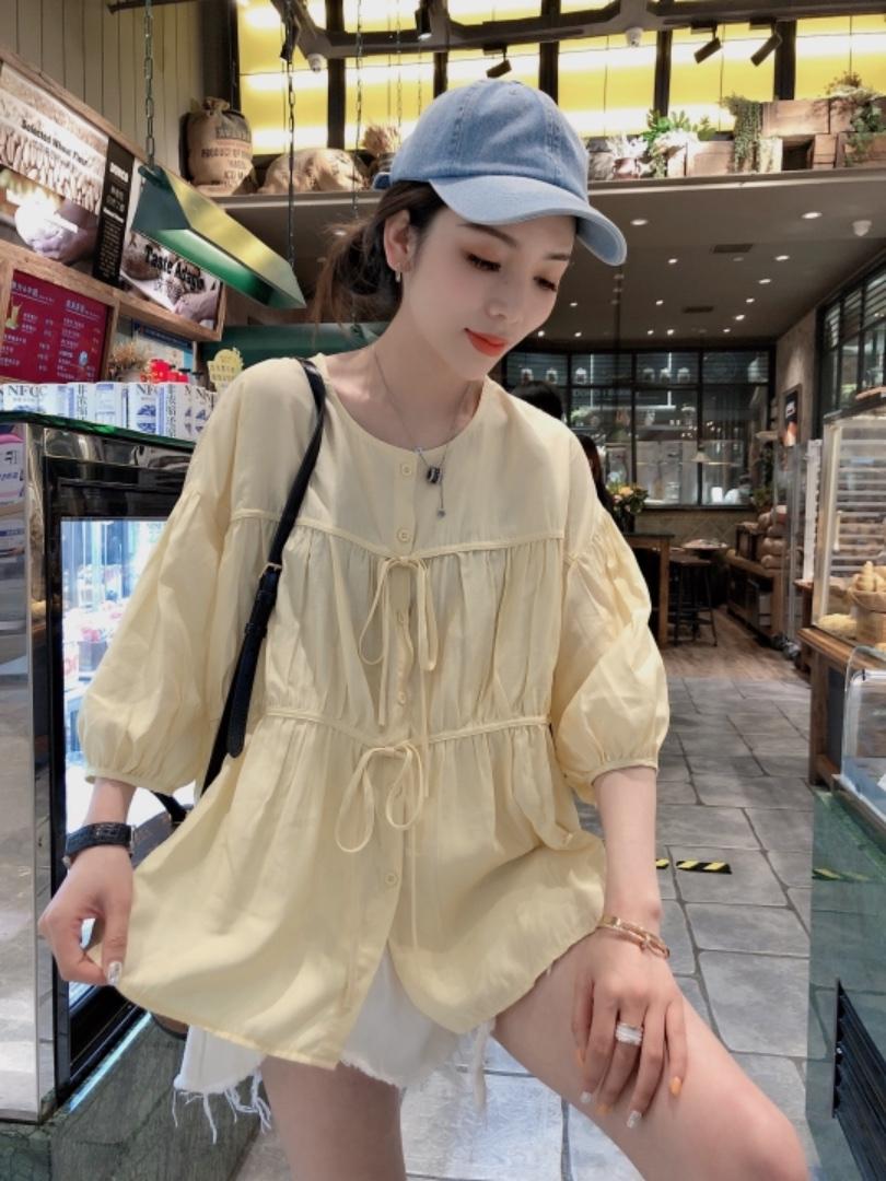 韩版天丝娃娃衫，女装，一杭