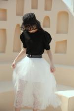 【现货】设计纱裙，女装，易霏金熙