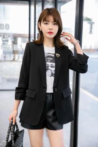 气质西装小外套,女装西装,水锦红
