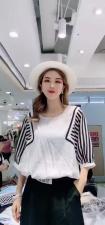 拼接超小衫，女装，雪儿伊秀