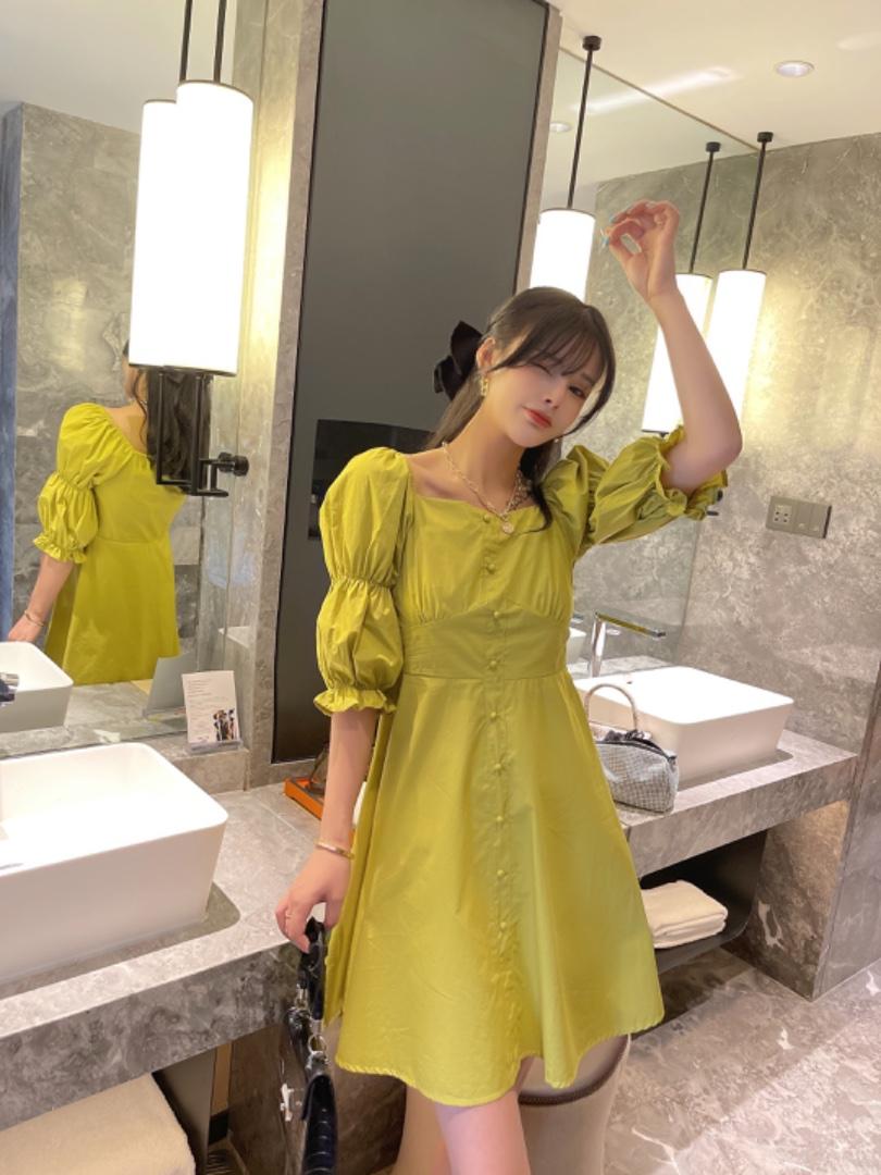 日韩连衣裙，女装连衣裙，花海QY